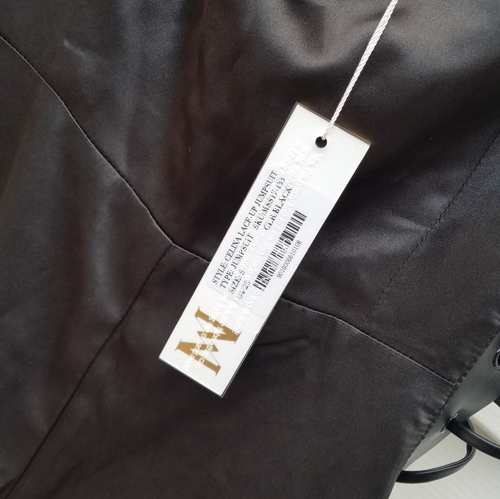 NWT MESHKI LACE UP JUMPSUIT - Picture 8 of 10